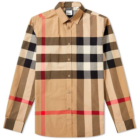 burberry somerton shirt|burberry check shirts for men.